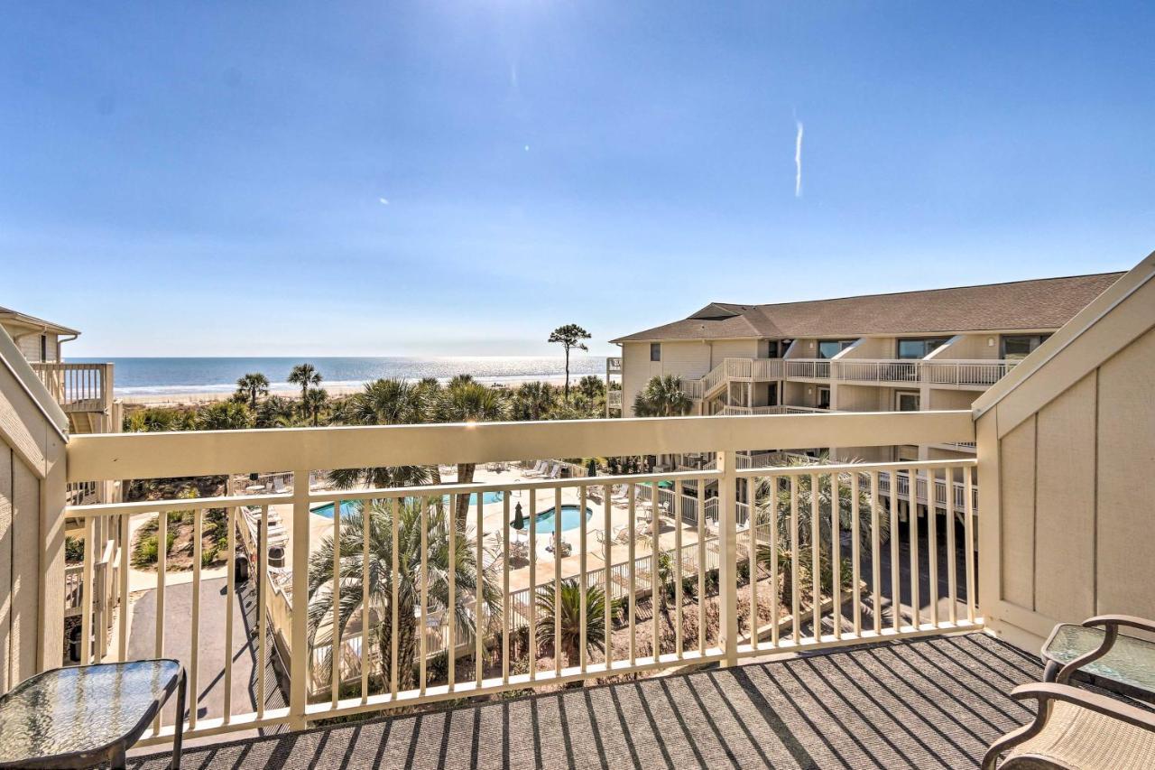 Beachfront Condo With Pool Access In Hilton Head! Hilton Head Island Exterior photo