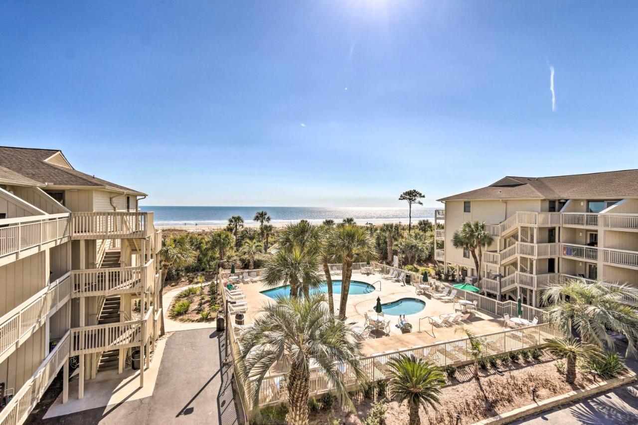 Beachfront Condo With Pool Access In Hilton Head! Hilton Head Island Exterior photo