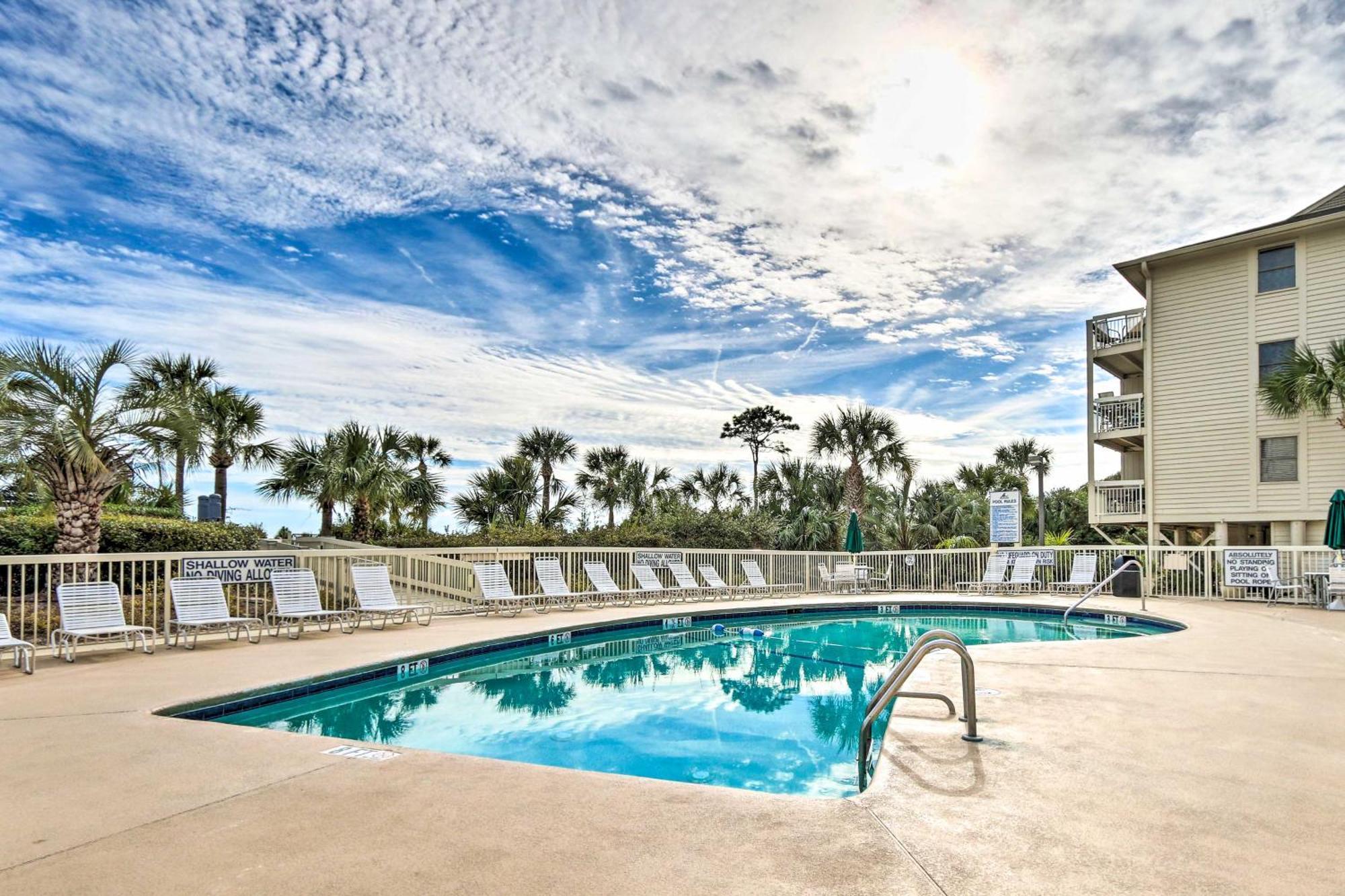 Beachfront Condo With Pool Access In Hilton Head! Hilton Head Island Exterior photo