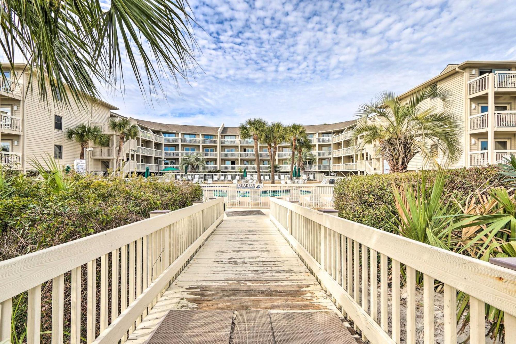 Beachfront Condo With Pool Access In Hilton Head! Hilton Head Island Exterior photo